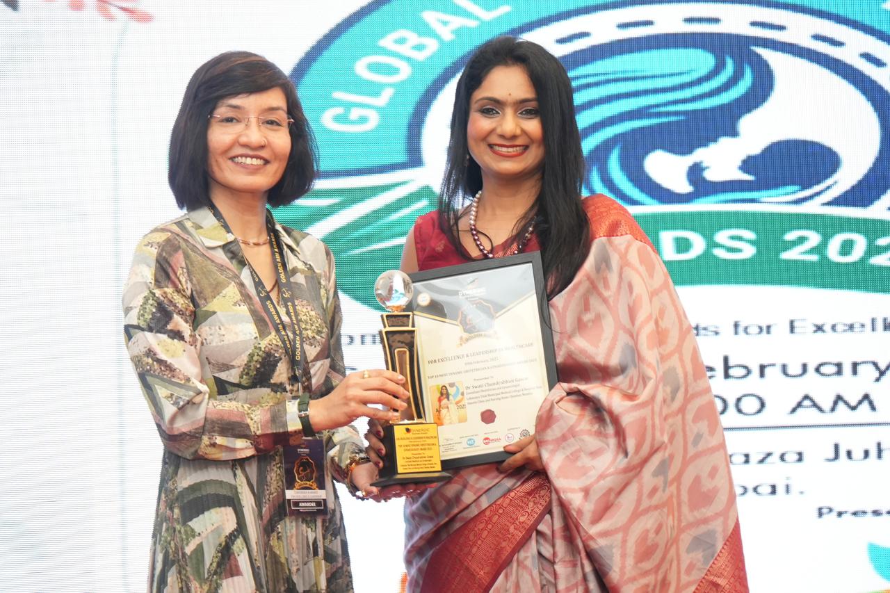 Award for Most dynamic Gynaecologist in Mumbai 2025
